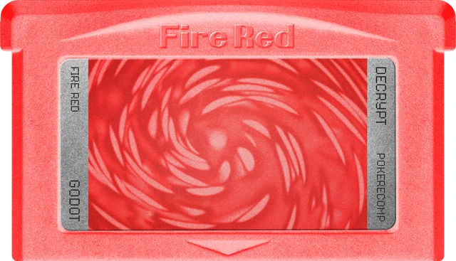 Pokémon FireRed Game Boy Advance cartridge — planned support