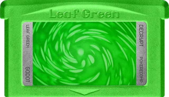 Pokémon LeafGreen Game Boy Advance cartridge — planned support