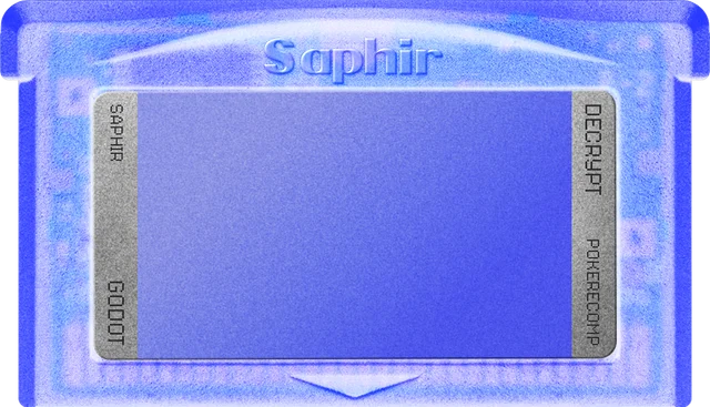 Pokémon Sapphire Game Boy Advance cartridge — planned support